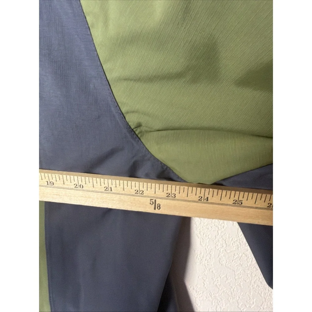 Eddie Bauer WeatherEdge Jacket Mens Large Green Olive Grey Water Resistant Coat